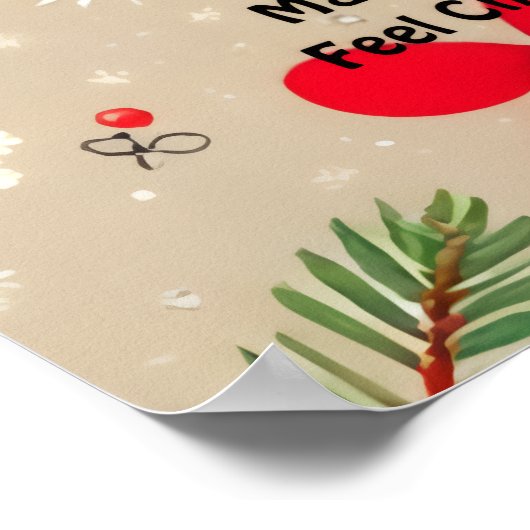 The Quiet of Christmas Morning Poster (Hoek)