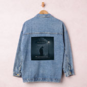 The Quiet Spiral – Realistic Overthinking Tee Denim Jacket (Hangar)