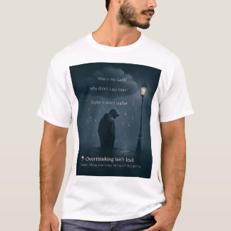 The Quiet Spiral – Realistic Overthinking Tee T-shirt