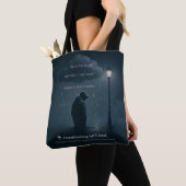 The Quiet Spiral – Realistisch Overdenking T-shirt Tote Bag (Dichtbij)