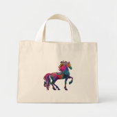 The Quilted Horse Mini Tote Bag (Voorkant)