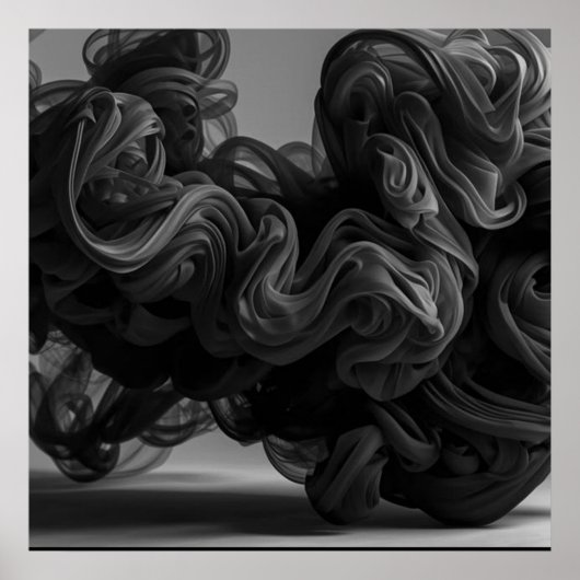 The Quintessential Cloud of Black Smoke on a Wall Poster (Voorkant)
