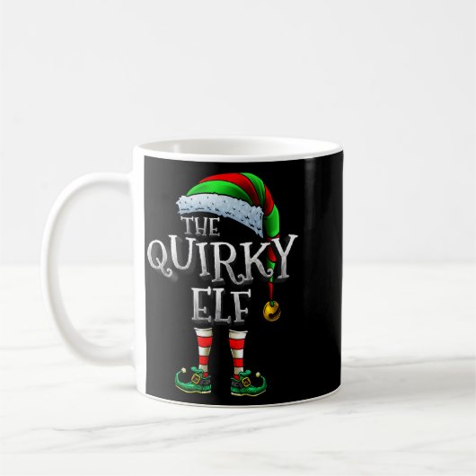 The Quirky Elf Shirt Matching Family Quirky Christ Koffiemok (Links)