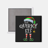 The Quirky Elf Shirt Matching Family Quirky Christ Magneet (Voorkant / Achterkant)