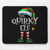 The Quirky Elf Shirt Matching Family Quirky Christ Muismat (Voorkant)