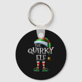 The Quirky Elf Shirt Matching Family Quirky Christ Sleutelhanger (Voorkant)