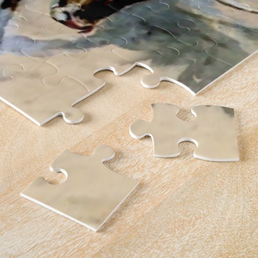 "The Quitter" Westerne kunst van Charles M Russell Legpuzzel (Zijkant)