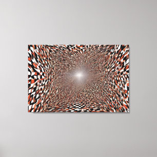 The rabbit hole  canvas afdruk