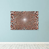 The rabbit hole canvas afdruk (Insitu (Houten vloer))