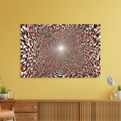 The rabbit hole canvas afdruk (Insitu (Woonkamer))