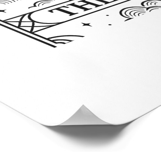 The Rabbit | Mystical Moon Tarot Card Illustration Poster (Hoek)