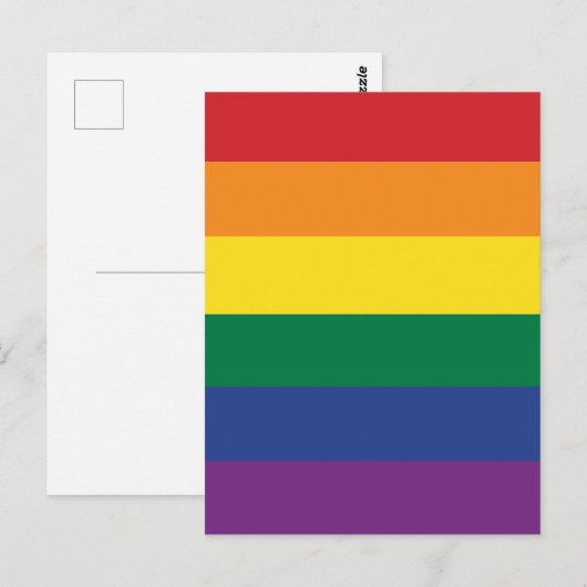 The Rainbow Flag Briefkaart (Voorkant / Achterkant)