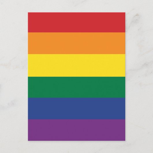 The Rainbow Flag Briefkaart (Voorkant)