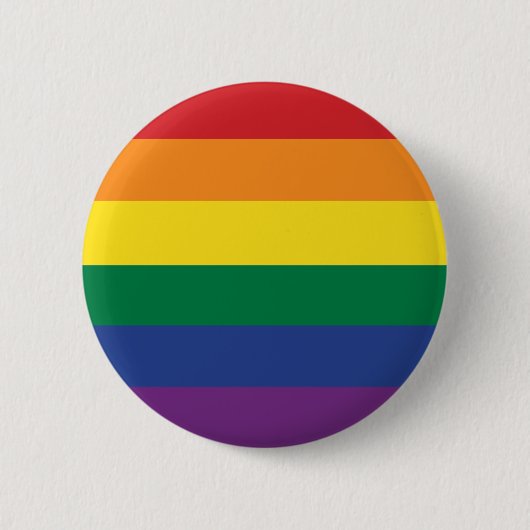 The Rainbow Flag Ronde Button 5,7 Cm (Voorkant)