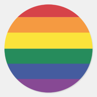 The Rainbow Flag Ronde Sticker