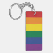 The Rainbow Flag Sleutelhanger (Voorkant Links)