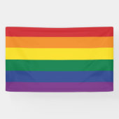 The Rainbow Flag Spandoek (Horizontaal)