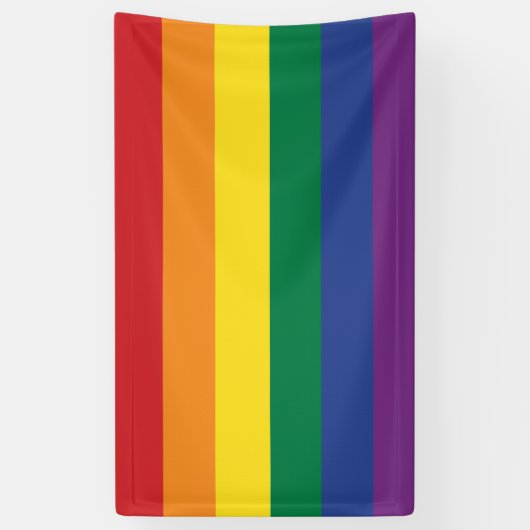 The Rainbow Flag Spandoek (Verticaal)