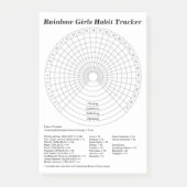 The Rainbow Girls Habit Tracker Post-it® Notes (Voorkant)