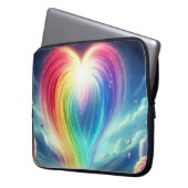 The Rainbow of Love All Over Us Electronics Bag Laptop Sleeve (Voorkant Links)