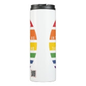 The Rainbow Truth God's Promise Thermal Tumbler Thermosbeker (Achterkant)