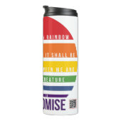 The Rainbow Truth God's Promise Thermal Tumbler Thermosbeker (Geroteerd rechts)