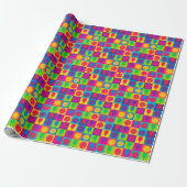 The Rally‑Wrap Rainbow Roll Cadeaupapier (Uitgerold)