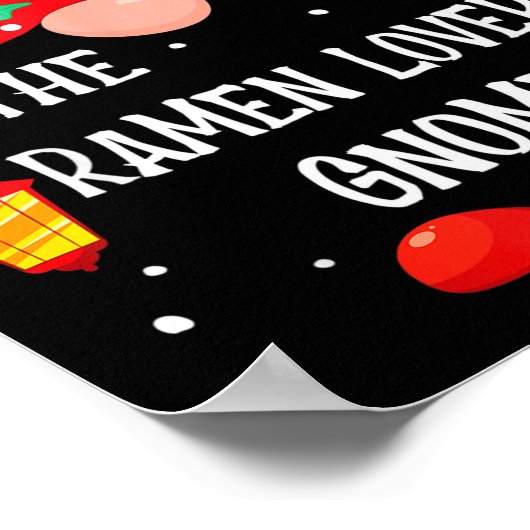 The Ramen Lover Gnome Matching Family Christmas Gn Poster (Hoek)