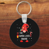 The Ramen Lover Gnome Matching Family Christmas Gn Sleutelhanger (Voorkant)