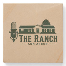 The Ranch - Logo Stenen Onderzetter