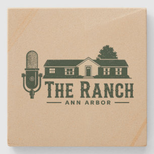 The Ranch - Logo Stenen Onderzetter