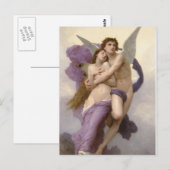 The Rapture of Psyche by William Bouguereau Briefkaart (Voorkant / Achterkant)