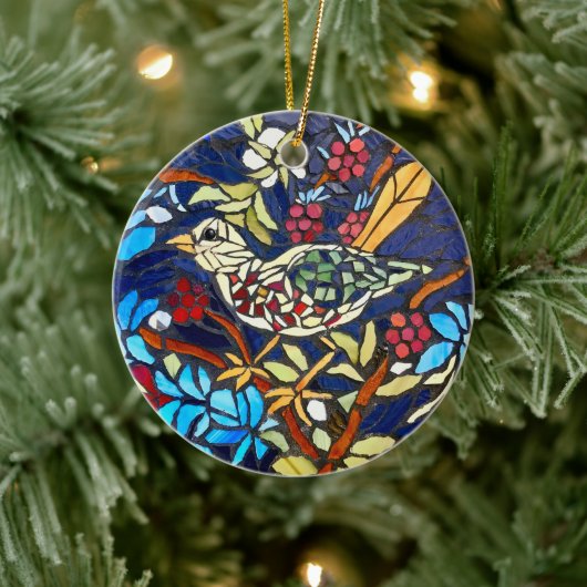 "The Raspberry Thief" — Keramisch Ornament (Boom)