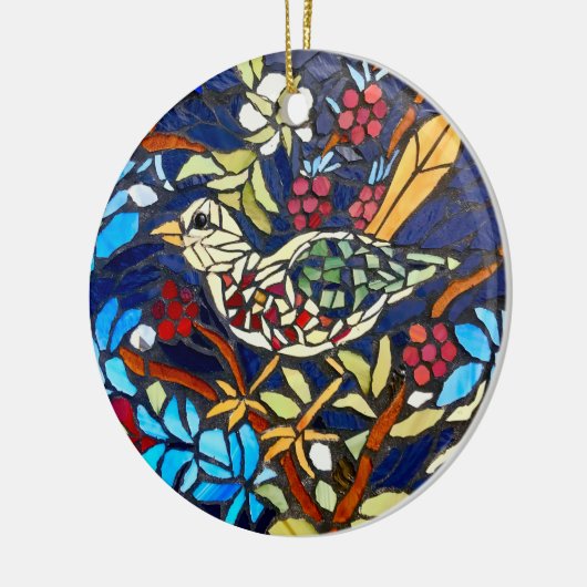 "The Raspberry Thief" — Keramisch Ornament (Links)