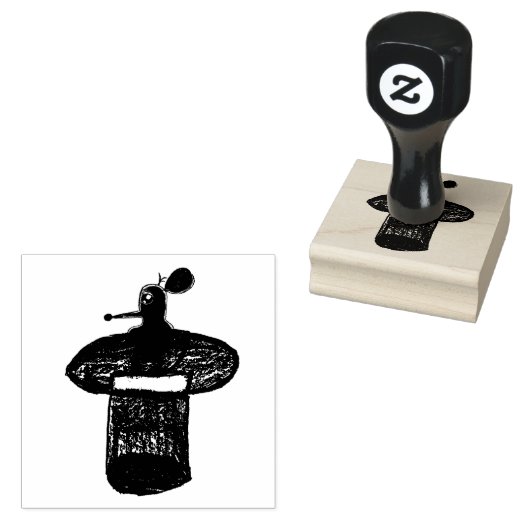 The Rat in the Pet Stamp Rubberstempel (Gestempeld)