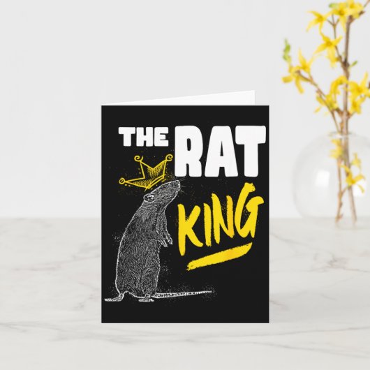 The Rat King Nutcracker Ballet Dance Animal Mouse  Kaart (Gele Bloem)