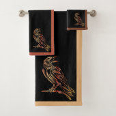 The Raven Bath Towel Set Bad Handdoek (Insitu)