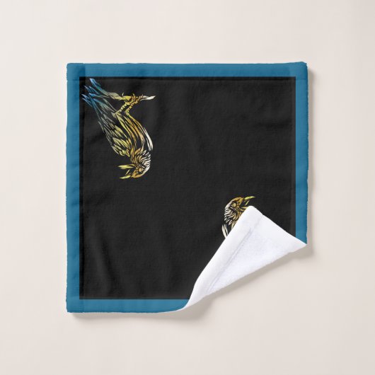 The Raven Bath Towel Set Bad Handdoek (Wasdoekje)