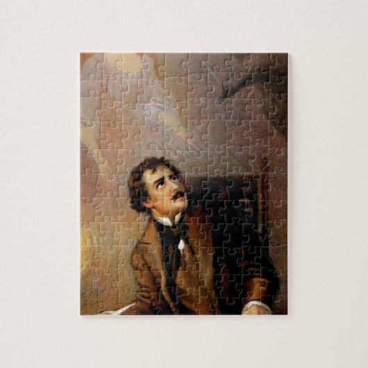 "The Raven" Edgar Allan Poe ~ Henry Ludlowe 1908 Legpuzzel (Verticaal)