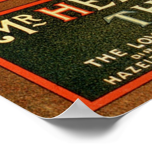 "The Raven" Edgar Allan Poe ~ Henry Ludlowe 1908 Poster (Hoek)