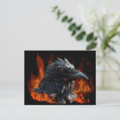 "The Raven Fire"-cadeaus Briefkaart (Staand voorkant)