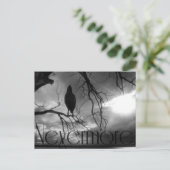 The Raven - Nevermore Sunbeams & Tree Briefkaart (Staand voorkant)