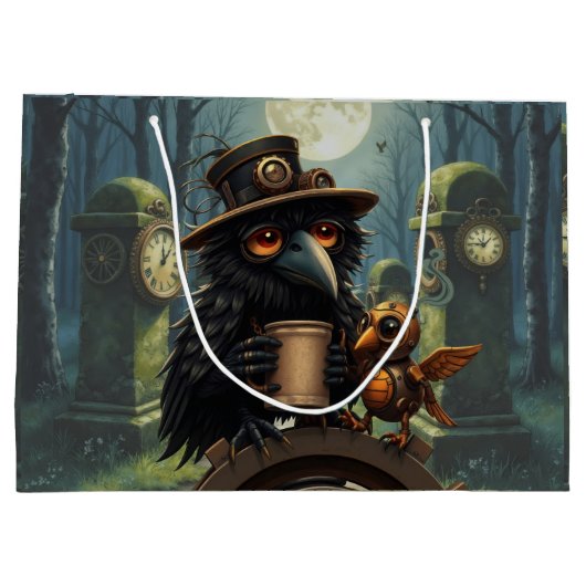 The raven powered by Coffee Groot Cadeauzakje (Achterkant)