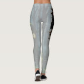 The raven powered by Coffee Leggings (Achterkant)