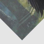 The raven powered by Coffee Tissuepapier (Detail)