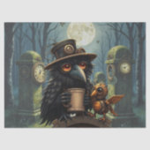 The raven powered by Coffee Tissuepapier (Voorkant)