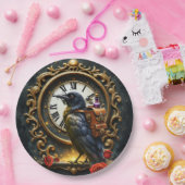 The Raven’s Clockwork Delivery  Papieren Bordje (Feest)