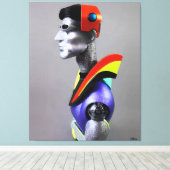 The Raygunner Canvas Afdruk (Insitu (Houten vloer))