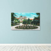 The Raymond Hotel and GroundsPasadena, CA Canvas Afdruk (Insitu (Houten vloer))