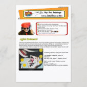 ‘The Reading of the Will’ Painting on a Small-Scal Kaart (Achterkant)